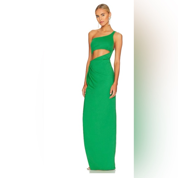 Funmi Maxi Dress in Green - Picture 3 of 6